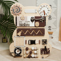 Wooden Bear Montessori busy board activity board